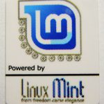 Powered by Linux Mint Sticker 19 x 24mm [513]