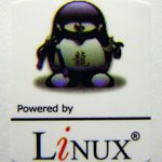 Powered by Linux Ninja Version Sticker 19 x 24mm [529]
