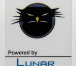 Powered by Lunar Linux Sticker 19 x 24mm [612]