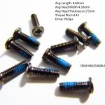 M2.5 x 8mm OEM Laptop Screws (Nylok) 100pcs [S14]