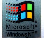 Original Microsoft Windows NT / 98 Sticker 19 x 25mm [336]