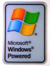Microsoft Windows Powered Sticker 18 x 25mm [167]