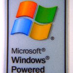 Original Microsoft Windows Powered Sticker 18 x 25mm [167]
