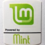 Powered by Mint Linux Sticker 19 x 24mm [480]