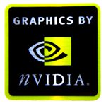 Original Graphics by NVIDIA Sticker 25 x 25mm [332]