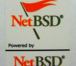 Powered by Net BSD Linux Sticker 19 x 24mm [489]