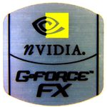 Original NVIDIA G-Force FX Sticker 21 x 21mm [31]
