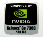 Original NVIDIA Geforce Go 7300 128MB  18 x 18mm [209]