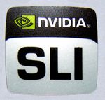 Original NVIDIA SLI Sticker 20.5 x 21.5mm [144]
