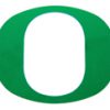 University of Oregon Ducks Logo 80 x 66mm / 3 1/4 x 2 5/8" [C2]