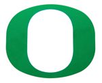 University of Oregon Ducks Logo 80 x 66mm / 3 1/4 x 2 5/8" [C2]