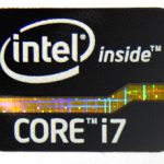 Original Intel Core i7 Inside Sticker 15.5 x 21mm [620]