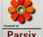 Powered by Parsix Linux Sticker 19 x 24mm [504]