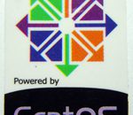 Powered by CentOS Sticker (Linux) 19 x 28mm [414]