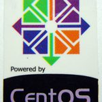Powered by CentOS Sticker (Linux) 19 x 28mm [414]