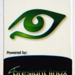 Powered by Foresight Linux Sticker 19 x 28mm [400]