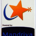 Powered by Mandriva Sticker (Linux) 19 x 28mm [402]