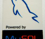 Powered by MySQL Sticker 19 x 28mm [412]