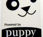 Powered by Puppy Linux Sticker  19 x 28mm [409]
