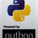 Powered by python Sticker 19 x 28mm [739]