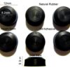 Rubber Feet 12mm(L) x 8.2mm(L) x 5mm(H) Self Adhesive 6pcs [RB115]