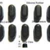 Silicone Rubber Feet 5.7mm(L) x 2.9mm(W) x 2.4mm(H) Self Adhesive 10pcs [RB129]