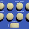 Silicone Rubber Feet 11mm(L) x 6mm(H) Self Adhesive 8pcs [RB134]