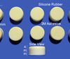 Silicone Rubber Feet 8mm(L) x 4mm(H) Self Adhesive 10pcs [RB136]