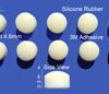 Silicone Rubber Feet 7mm(L) x 4.6mm(H) Self Adhesive 10pcs [RB137]