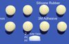 Silicone Rubber Feet 4.5mm(L) x 2mm(H) Self Adhesive 12pcs [RB139]
