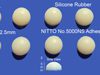 Silicone Rubber Feet Set 5mm(L) x 2.5mm(H) Self Adhesive 10pcs [RB142]
