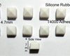 Silicone Rubber Feet 5.3mm(L)x 5.3mm(W)x 4.7mm(H) 12pcs Self Adhesive [RB15]
