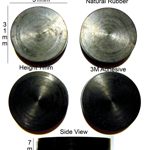 Rubber Feet Set 31mm(L) x31mm(W) x 7mm(H) Self Adhesive 4pcs [RB173]