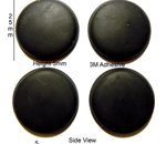 Rubber Feet Set 25mm(L) x 25mm(W) x 5mm(H) Self Adhesive 4pcs [RB175]