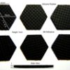 Silicone Rubber Feet Set 17mm(L) x 15mm(W) x 1mm(H) Self Adhesive 6pcs [RB191]