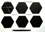 Silicone Rubber Feet Set 17mm(L) x 15mm(W) x 1mm(H) Self Adhesive 6pcs [RB191]
