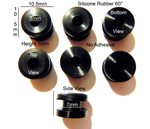 Silicone Rubber Spacer Set 10.5mm(L) x 10.5mm(W) x 7mm(H) 6pcs [RB196]