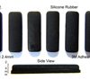Self Adhesive Silicone Rubber Feet 19.5mm(L) x 6.5mm(W) x 2.4mm(H) 6pcs [RB207]