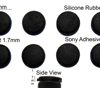 Self Adhesive Silicone Rubber Feet 7mm(L) x 1.7mm(H) 8pcs [RB209]