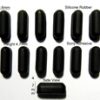 Self Adhesive Silicone Rubber Feet 12.8mm(L) x 4.6mm(W) x 4.7mm(H) 12pcs [RB210]