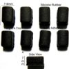 Self Adhesive Silicone Rubber Feet 7.8mm(L) x 5.3mm(W) x 4.7mm(H) 8pcs [RB211]