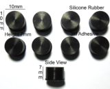 Silicone Rubber Feet  10mm(L) x 10mm(W) x 7mm(H) 8pcs Self Adhesive [RB218]