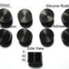 Silicone Rubber Feet  10mm(L) x 10mm(W) x 7mm(H) 8pcs Self Adhesive [RB218]