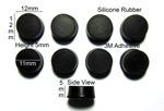 Silicone Rubber Feet Set 12mm(L) x 12mm(W) x 5mm(H) 8pcs Self Adhesive [RB219]