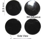 Silicone Rubber Feet  20mm(L) x 20mm(W) x 1.5mm(H) 4pcs Self Adhesive [RB240]