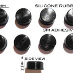 Silicone Rubber Feet 10mm(L) x 10mm(W) x 4.6mm(H) 8pcs Self Adhesive [RB258]