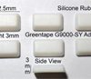 Silicone Rubber Foot Set 12.5mm(L)x 7mm(W)x 3mm(H) Self Adhesive 6pcs [RB25]