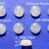 Silicone Rubber Feet 5mm(L)x 5mm(W)x 2mm(H) Self Adhesive 8pcs [RB74]
