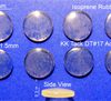 Isoprene Rubber Feet 10mm(L)x 10mm(W)x 1.5mm(H) Self Adhesive 8pcs [RB81]