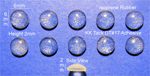 Isoprene Rubber Feet 6mm(L)x 6mm(W)x 2mm(H) Self Adhesive 10pcs [RB88]